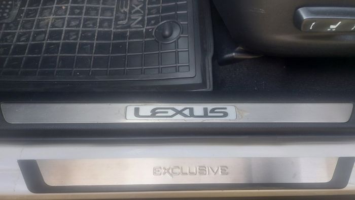 Накладки на пороги (4 шт) Sport для Lexus NX 2014-2021 гг