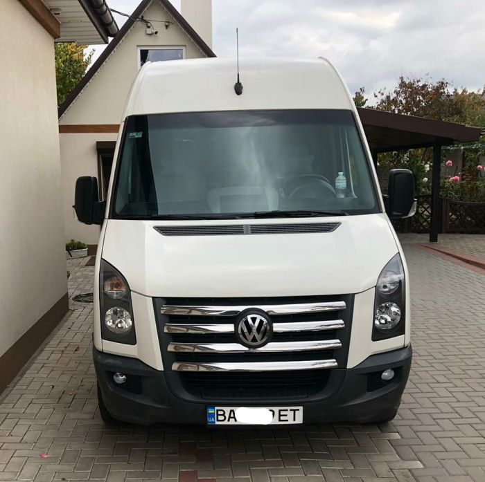 Накладки на решетку 2006-2011 Carmos - Турецкая сталь для Volkswagen Crafter