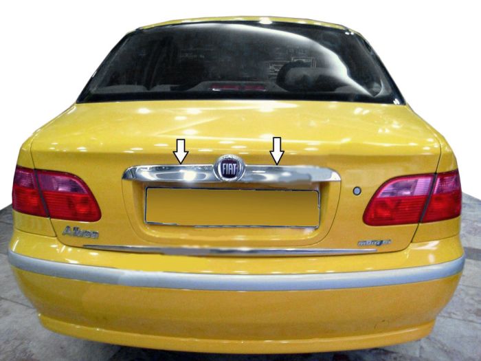 Хром планка над номером (нерж.) для Fiat Albea 2002-2024 гг