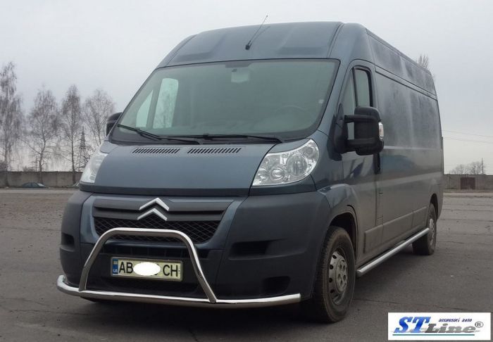 Передняя дуга ST019 (нерж.) для Citroen Jumper 2007-2024 и