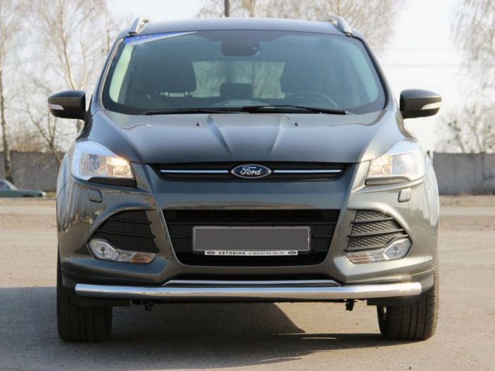 Передняя защита ST008 (нерж.) 60 мм для Ford Kuga/Escape 2013-2019 гг