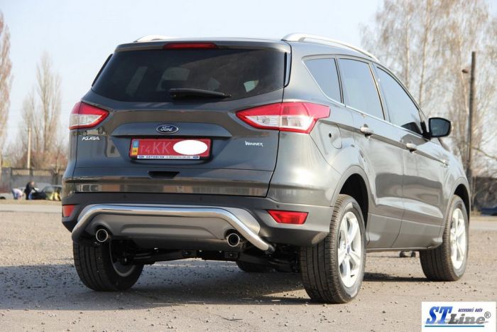 Задняя дуга AK007 (нерж) для Ford Kuga/Escape 2013-2019 гг