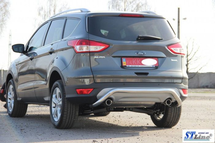 Задняя дуга AK007 (нерж) для Ford Kuga/Escape 2013-2019 гг