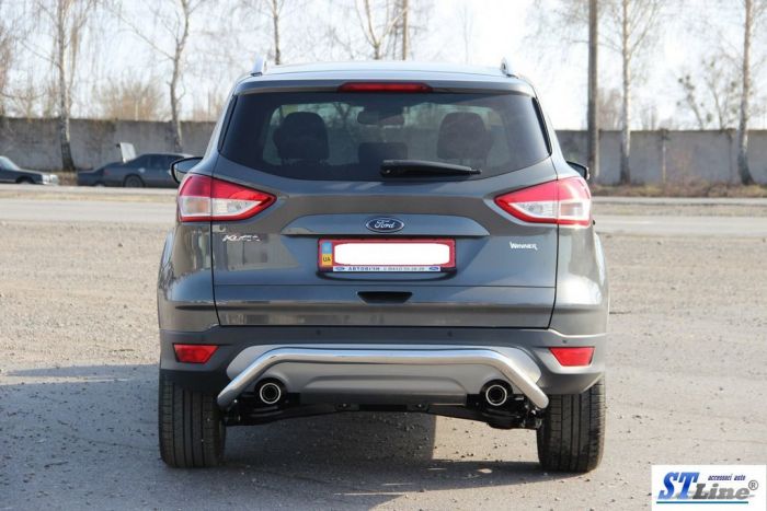 Задняя дуга AK007 (нерж) для Ford Kuga/Escape 2013-2019 гг