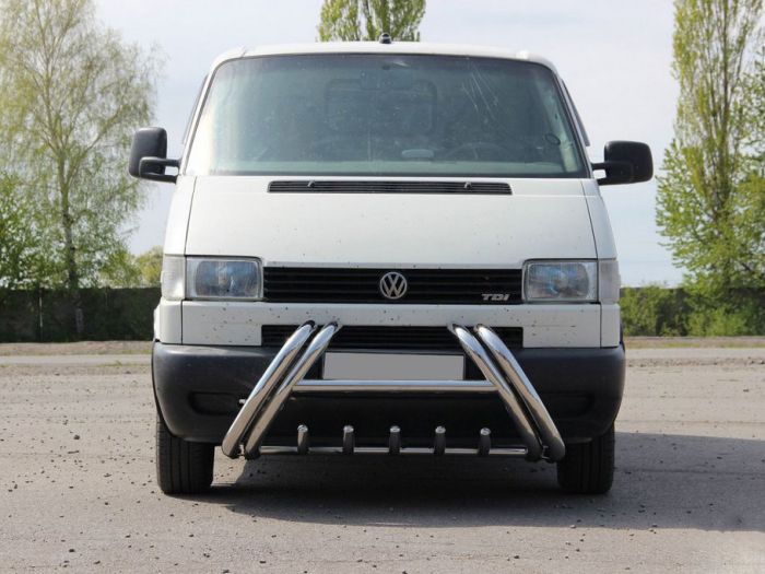 Кенгурятник WT01 (нерж) для Volkswagen T4 Caravelle/Multivan