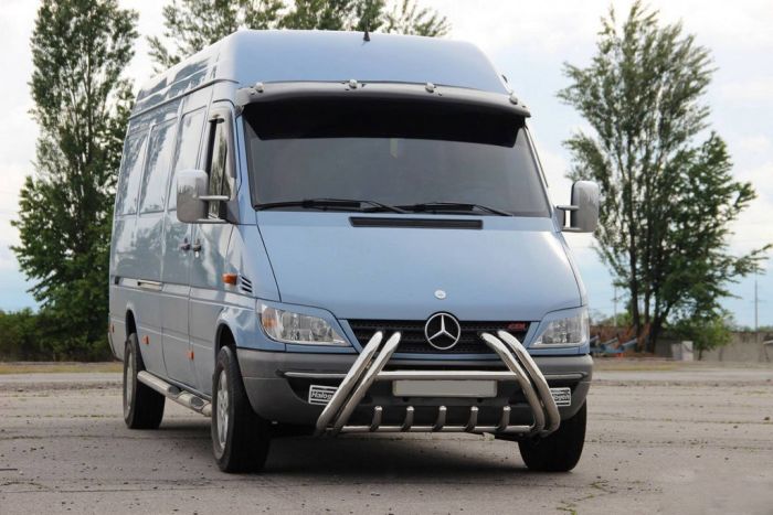 Кенгурятник WT01 (нерж.) для Mercedes Sprinter 1995-2006 гг