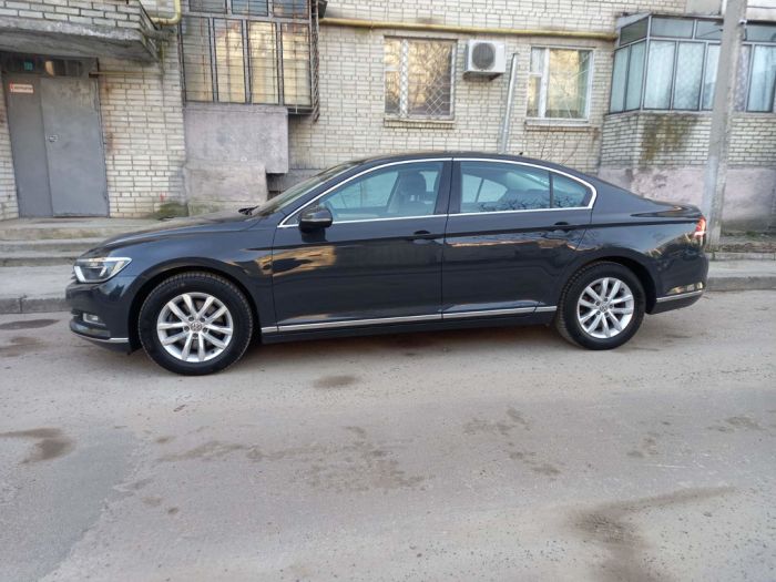 Молдинг дверной SD/SW (8 шт, нерж) Carmos - Турецкая сталь для Volkswagen Passat B8 2015-2024 гг