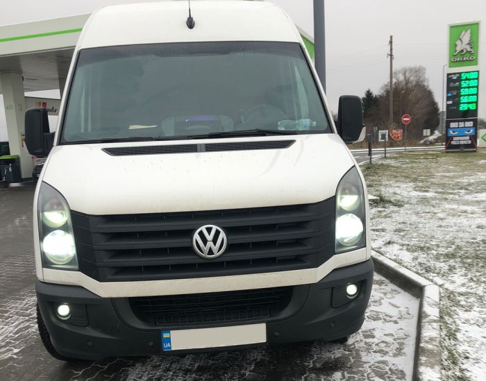 Противотуманки (с LED лампой) для Volkswagen Crafter 2006-2017 гг