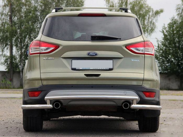 Задняя дуга AK002-3 (нерж) для Ford Kuga/Escape 2013-2019 гг