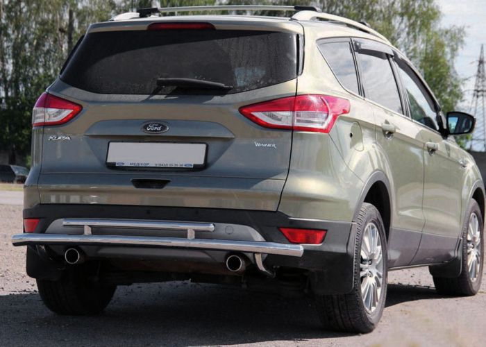 Задняя дуга AK002-2 (нерж) для Ford Kuga/Escape 2013-2019 гг