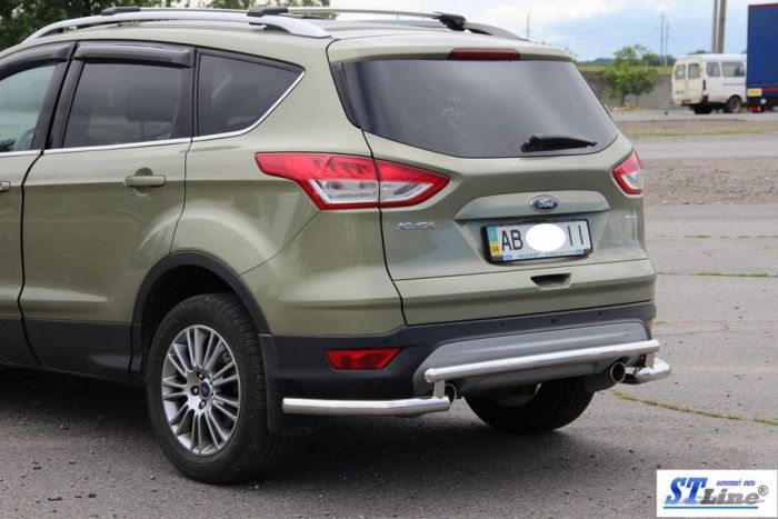 Задняя дуга AK002-3 (нерж) для Ford Kuga/Escape 2013-2019 гг