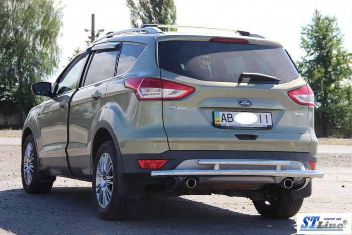 Задняя дуга AK002-2 (нерж) для Ford Kuga/Escape 2013-2019 гг