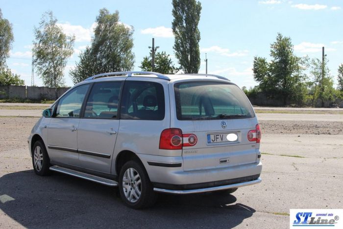 Задняя защита AK005 для Volkswagen Sharan 1995-2010 гг