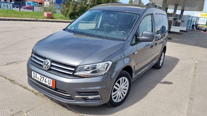 Накладки на бампер (3 шт, нерж) для Volkswagen Caddy 2015-2020 гг