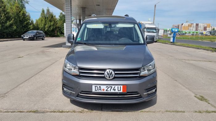 Накладки на бампер (3 шт, нерж) для Volkswagen Caddy 2015-2020 гг