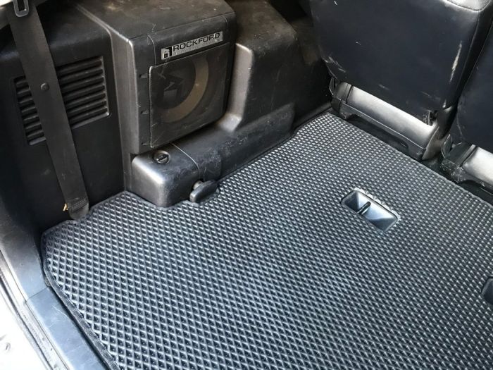 Коврик багажника (EVA, черный) для Mitsubishi Pajero Wagon IV