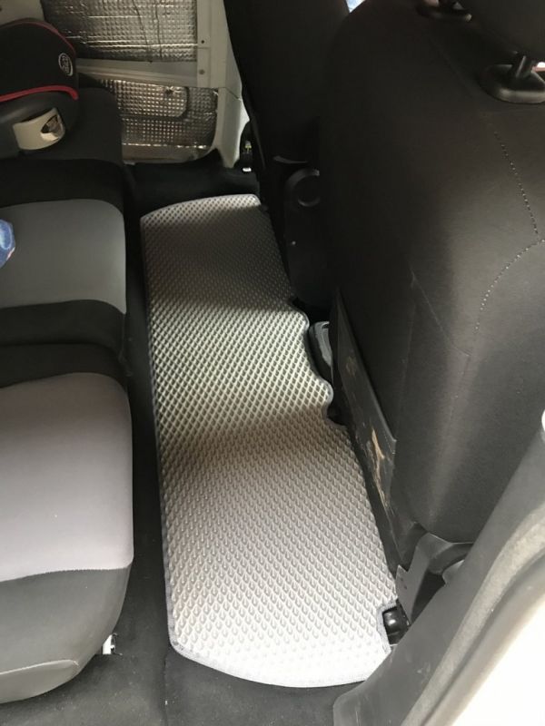 Коврики EVA (серые) Передние (2 шт) для Citroen Berlingo 2008-2018 гг