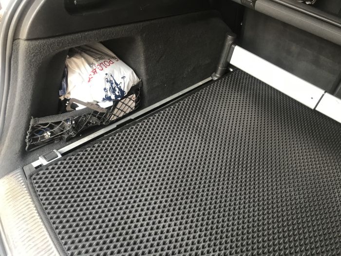 Коврик багажника (EVA, черный) (5 мест) для Ауди Q7 2005-2015 гг