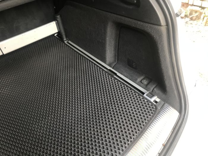 Коврик багажника (EVA, черный) (5 мест) для Ауди Q7 2005-2015 гг