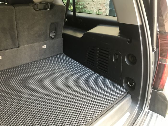 Коврики багажника (EVA, черные) для Chevrolet Suburban 2014-2019 гг