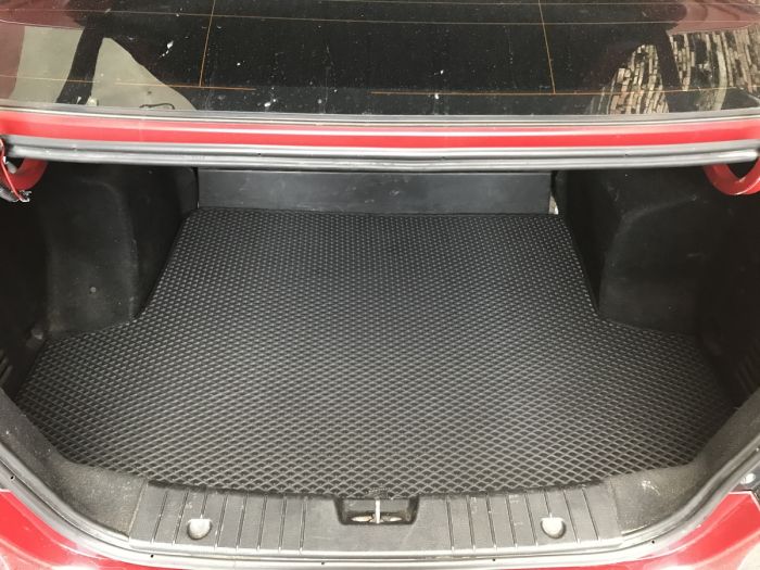 Коврик багажника (EVA, черный) для Chevrolet Aveo T250 2005-2011 гг