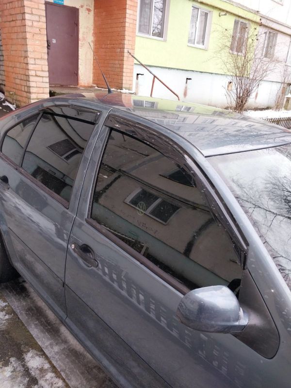 Ветровики (4 шт, HIC) для Volkswagen Bora 1998-2004 гг