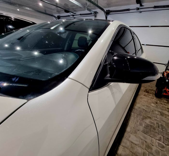 Накладки на зеркала BMW-style (2 шт) для Toyota Corolla 2013-2019 гг
