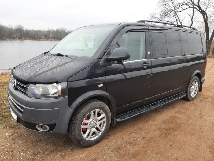 Рейлинги Skyport (черные) Короткая база для Volkswagen T5 Caravelle 2004-2010 гг