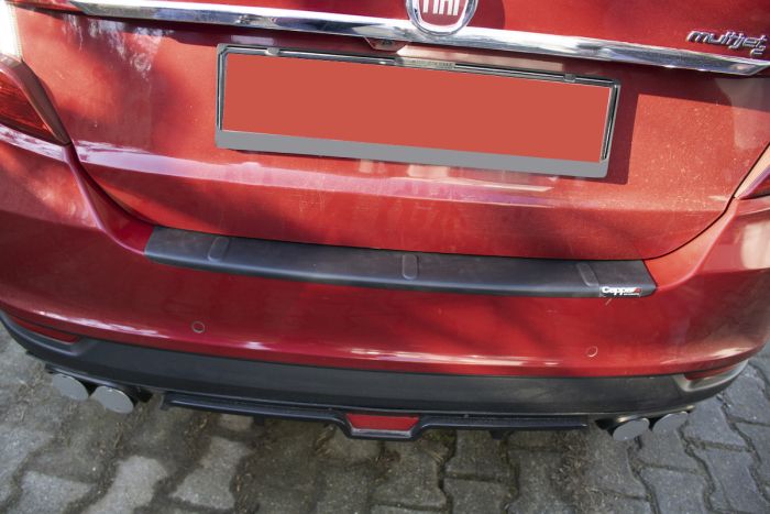Накладка на задний бампер EuroCap (Sedan, ABS) для Fiat Tipo 2016-2024 гг