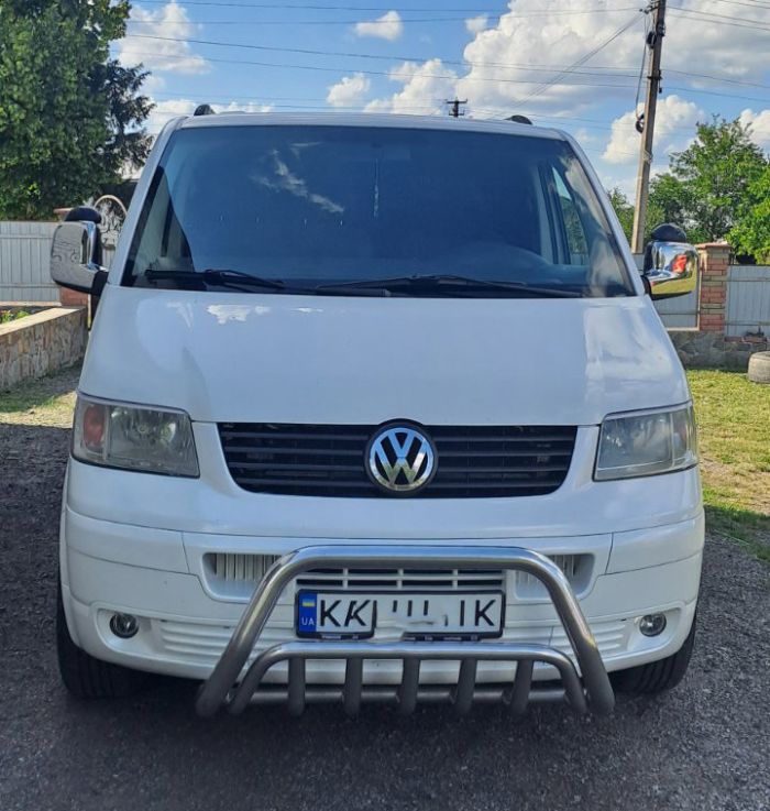 Накладки на зеркала (2 шт) OmsaLine - Хромированный пластик для Volkswagen T5 Transporter 2003-2010 гг