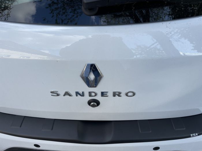 Накладка на задний бампер Esa (ABS) для Renault Sandero 2013-2022 гг