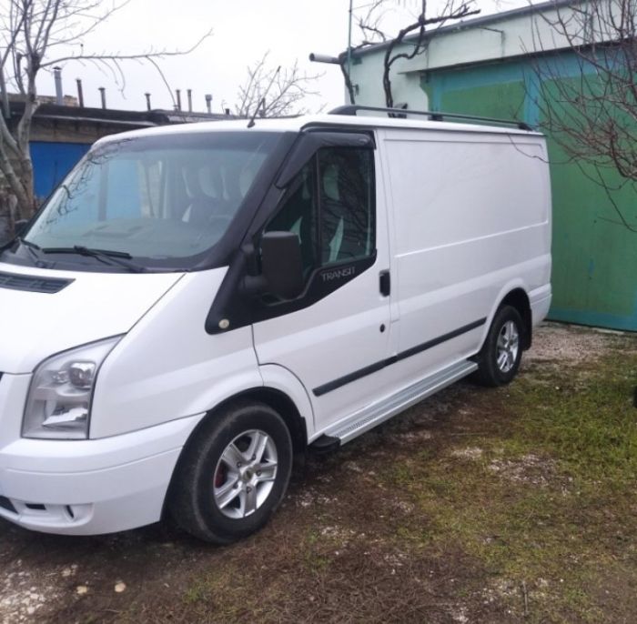 Рейлинги черные Металлические концевики для Ford Transit 2000-2014 гг