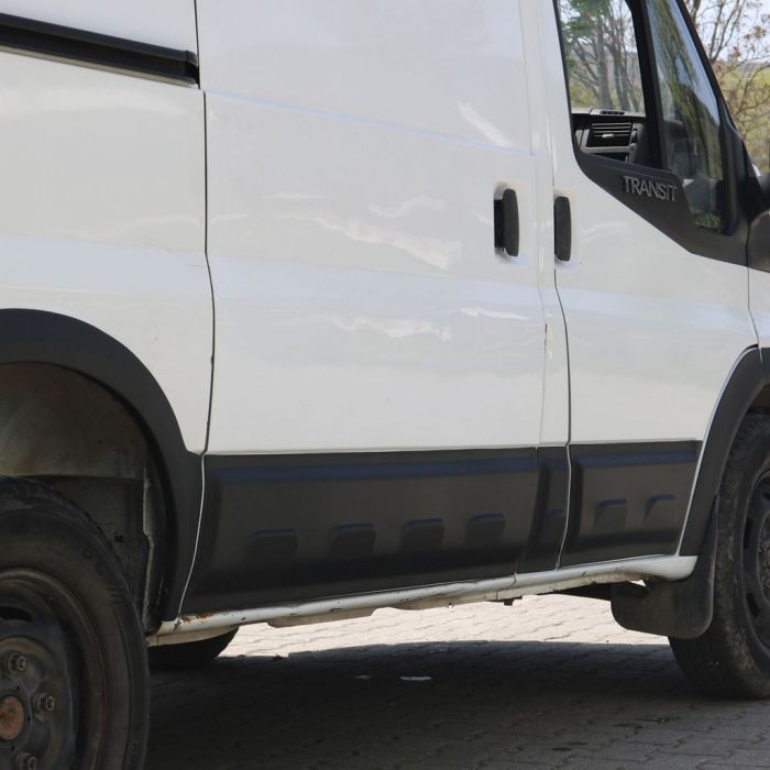 Молдинг двери EuroCap (6 шт, ABS, короткая база) для Ford Transit 2000-2014 гг