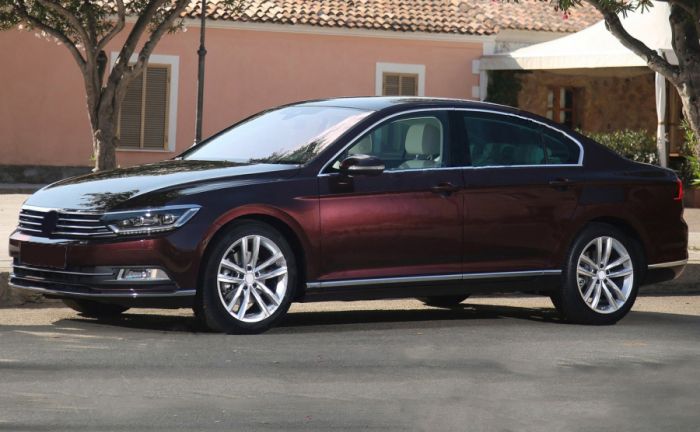 Молдинг дверной SD/SW (8 шт, нерж) OmsaLine - Итальянская нержавейка для Volkswagen Passat B8 2015-2024 гг