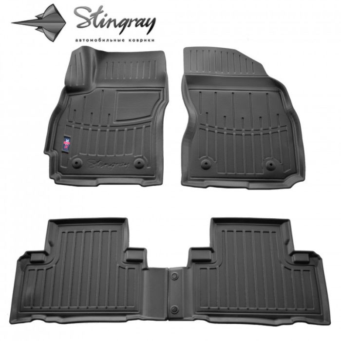 Коврики Stingray 3D (2010-2024, EU, 4 шт, полиуретан) для Mazda 5