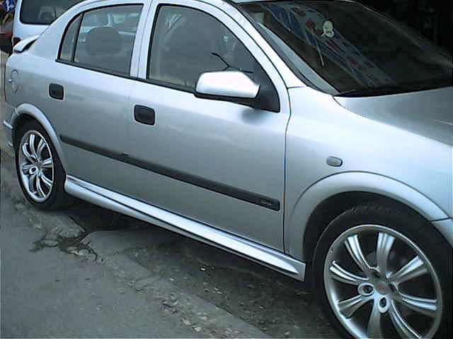 Боковые пороги HB (под покраску) для Opel Astra G classic 1998-2012 гг