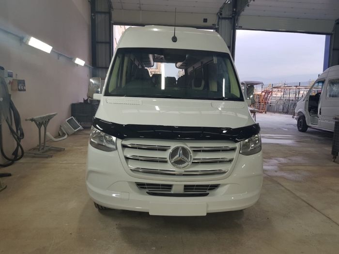 Дефлектор капота (EuroCap) для Mercedes Sprinter 2018-2024 гг