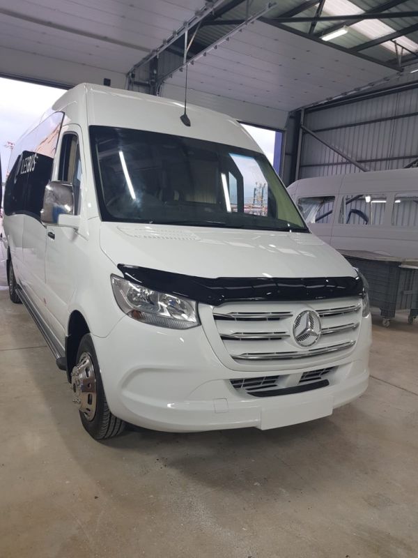 Дефлектор капота (EuroCap) для Mercedes Sprinter 2018-2024 гг