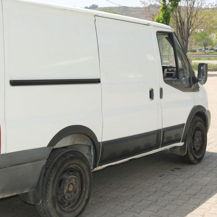 Молдинг двери EuroCap (6 шт, ABS, короткая база) для Ford Transit 2000-2014 гг