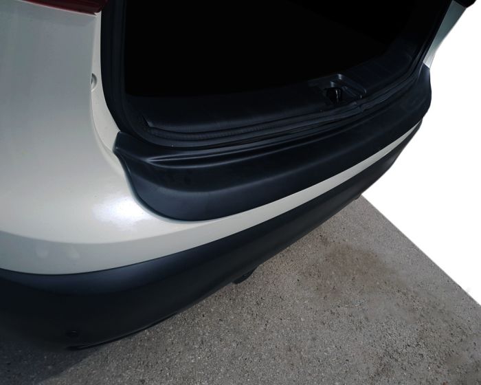 Накладка на задний бампер EuroCap (2014-2017, ABS) для Nissan Qashqai