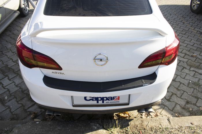 Накладка на задний бампер EuroCap (Sedan, ABS) для Opel Astra J 2010-2024 гг