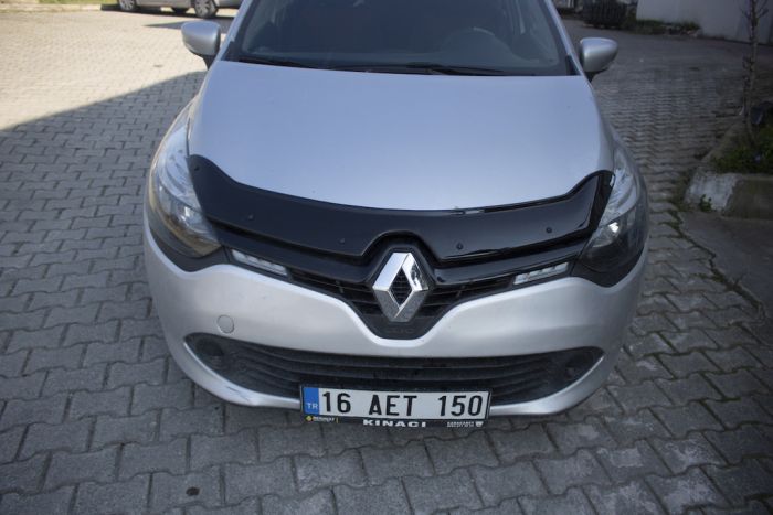 Дефлектор капота (EuroCap) для Renault Clio IV 2012-2019 гг