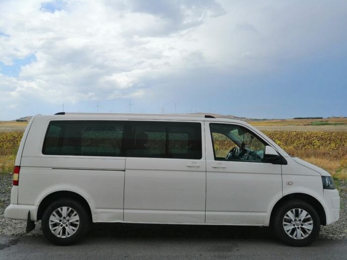 Интегрированные рейлинги (хром) Короткая база для Volkswagen T5 Transporter 2003-2010 гг