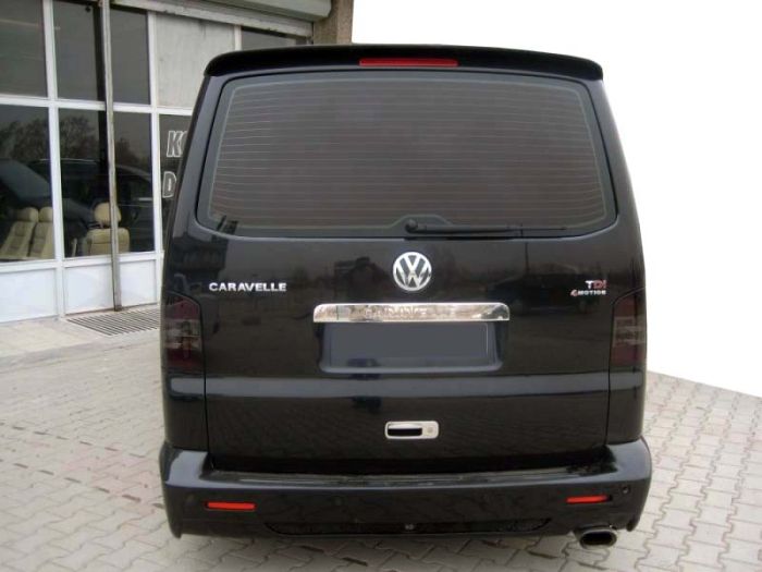 Задняя цельная накладка Gecme-model (под покраску) для Volkswagen T5 Transporter 2003-2010 гг