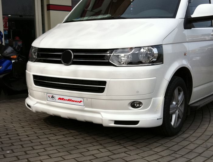 Накладка на передний бампер Sport 2 (под покраску) для Volkswagen T5 2010-2015 гг