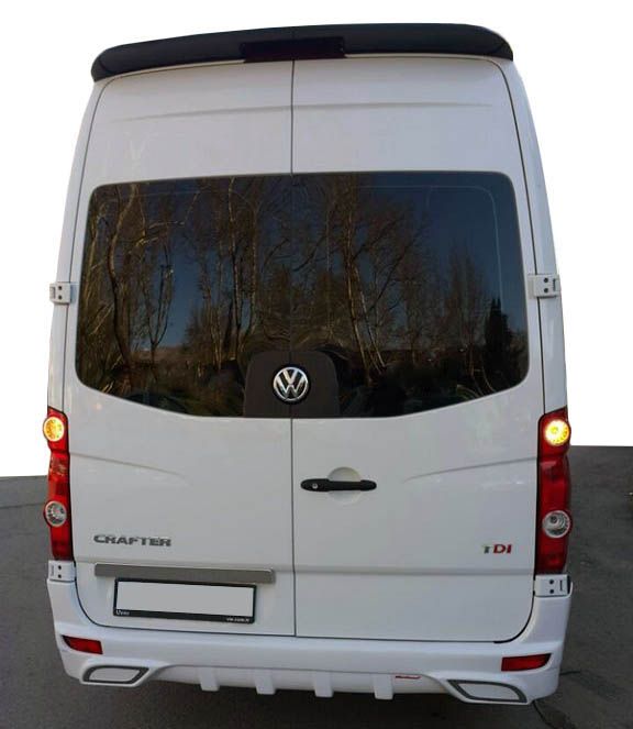 Накладка на задний бампер V2 (под покраску) для Volkswagen Crafter 2006-2017 гг