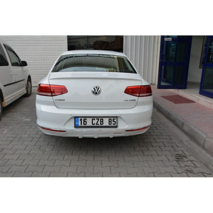 Задний диффузор (под покраску) для Volkswagen Passat B8 2015-2024 гг