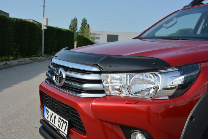 Дефлектор капота 2015-2020 (EuroCap) для Toyota Hilux