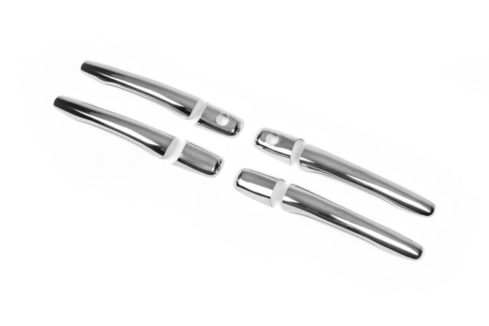 Накладки на ручки (4 шт, нерж.) Carmos - Турецкая сталь для Mitsubishi Grandis 2003-2011 гг