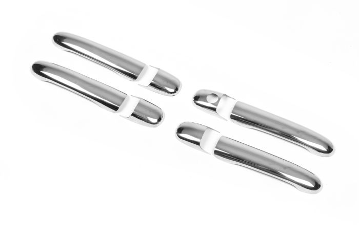 Накладки на ручки (4 шт, нерж) Carmos - Турецкая сталь для Seat Alhambra 1996-2010 гг